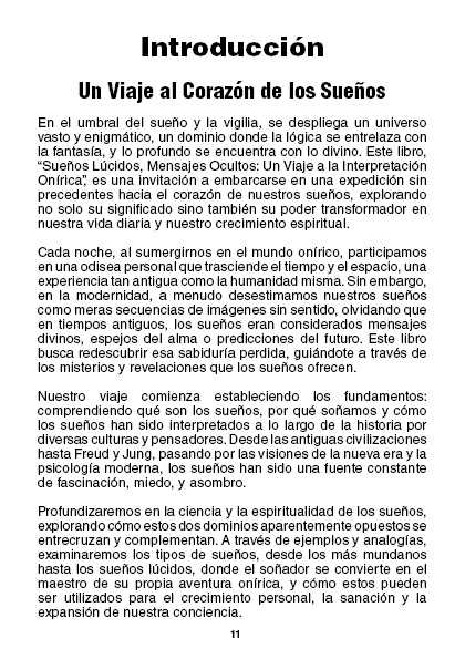 Sueños Lúcidos, Mensajes Ocultos: Un Viaje a la Interpretación Onírica (PDF).
