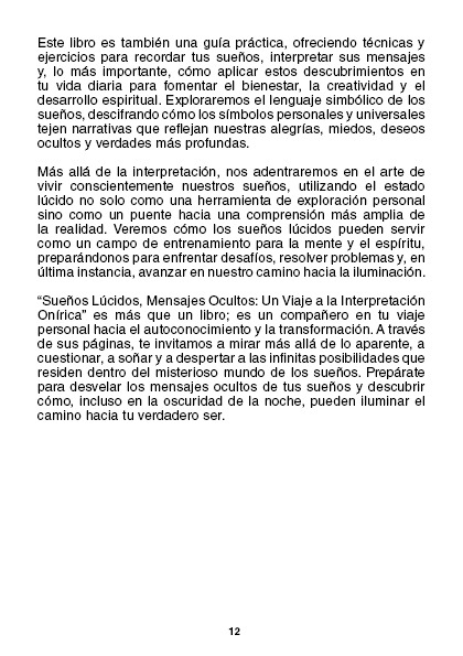 Sueños Lúcidos, Mensajes Ocultos: Un Viaje a la Interpretación Onírica (PDF).