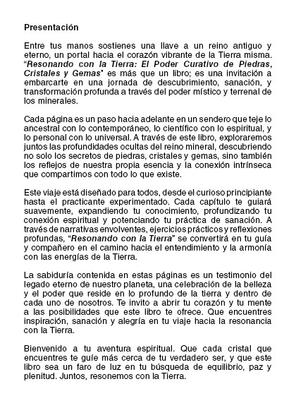 Resonando con la Tierra: El Poder Curativo de Piedras, Cristales y Gemas (PDF).