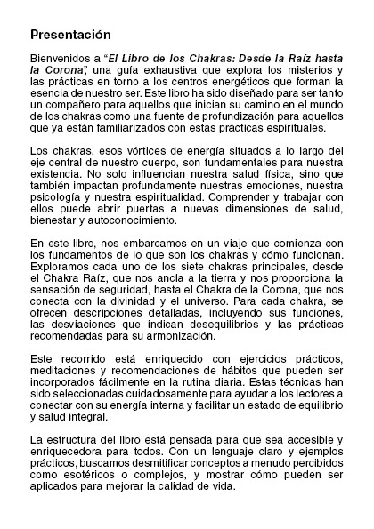 El Libro de los Chakras: Desde la Raíz hasta la Corona (PDF).